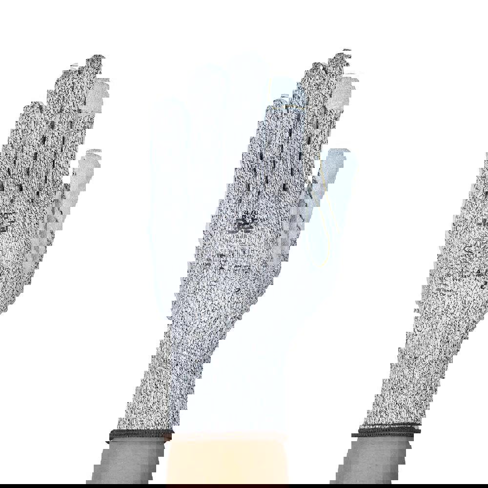 Series 48-703 Cut, Puncture & Abrasive-Resistant Gloves: Large, ANSI Cut A4, ANSI Puncture 4, HPPE Lined, Fiberglass Blend